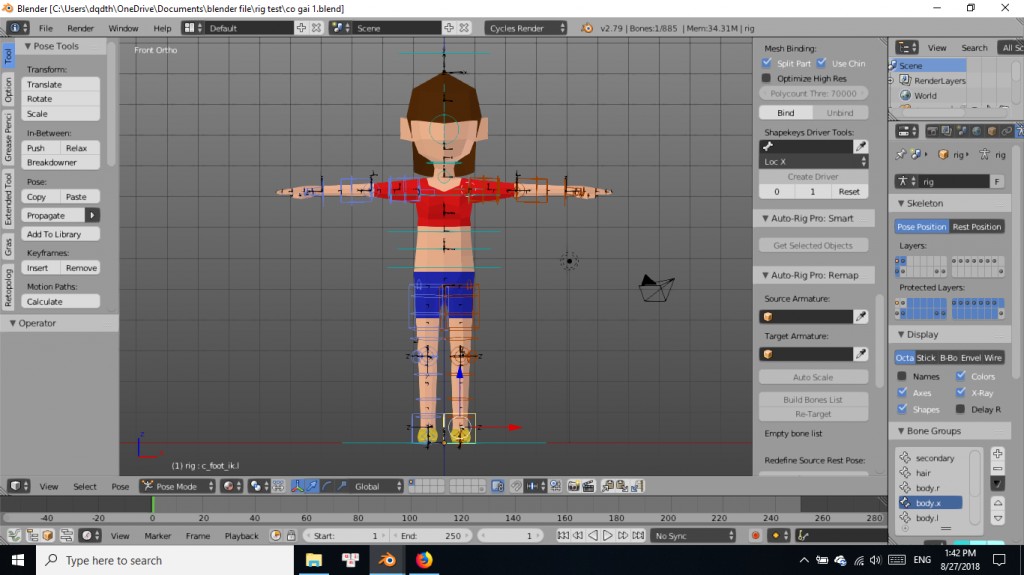 Lowpoly rigging preview image 6